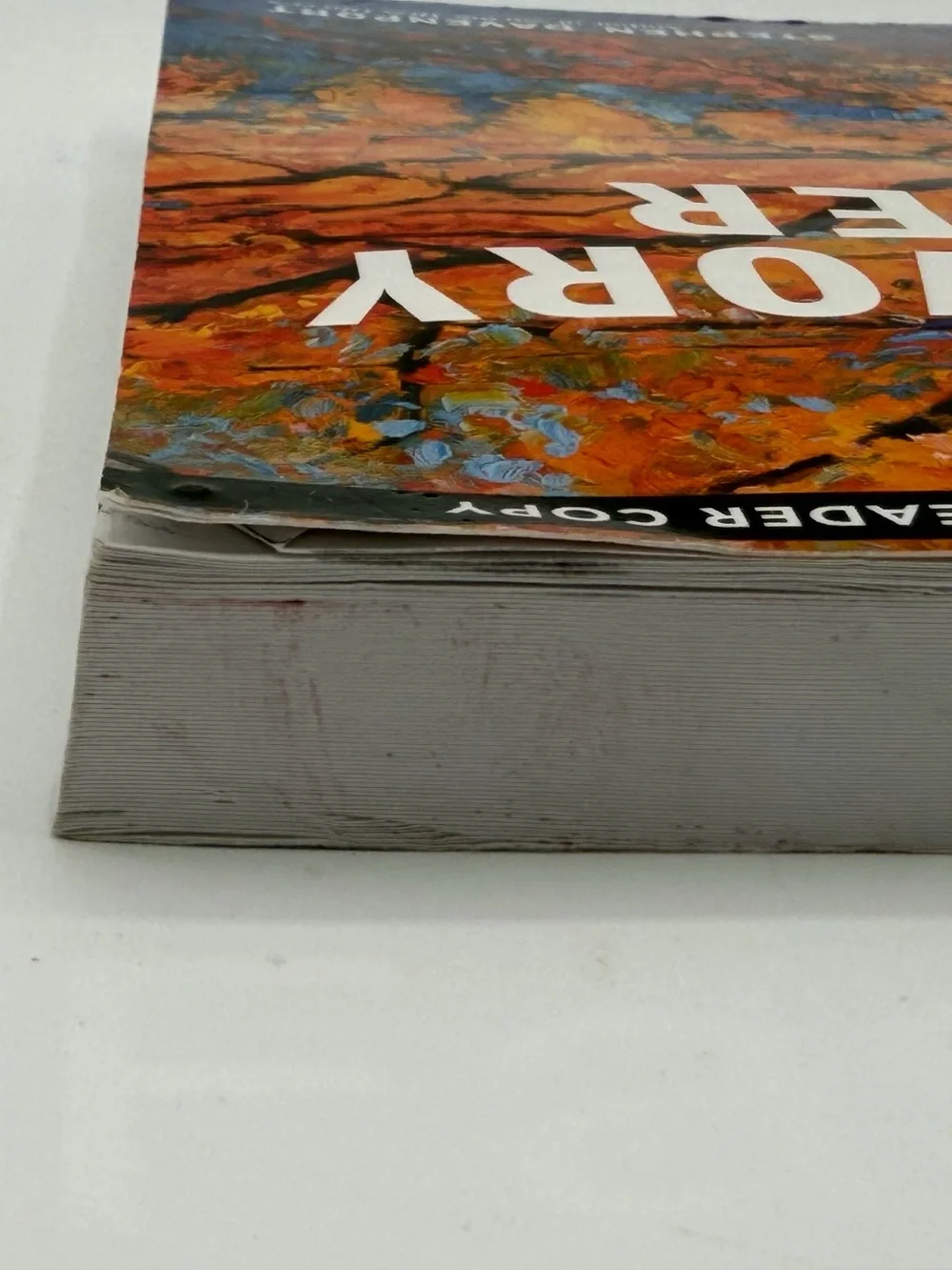 No Ivory Tower: A Novel by Stephen Davenport Uncorrected Advance Reader Copy PB